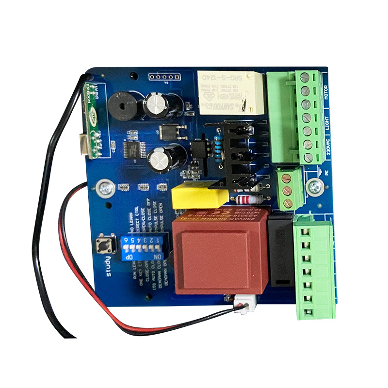 How do you ensure compatibility between a gate motor control board and other gate system components?