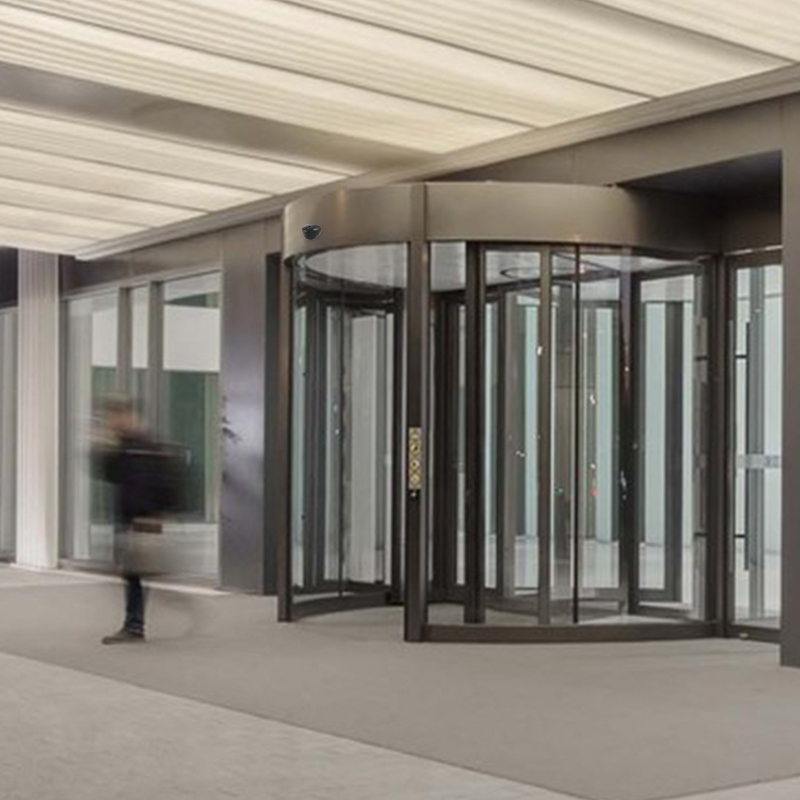 How do you test the effectiveness of safety sensors on automatic doors?