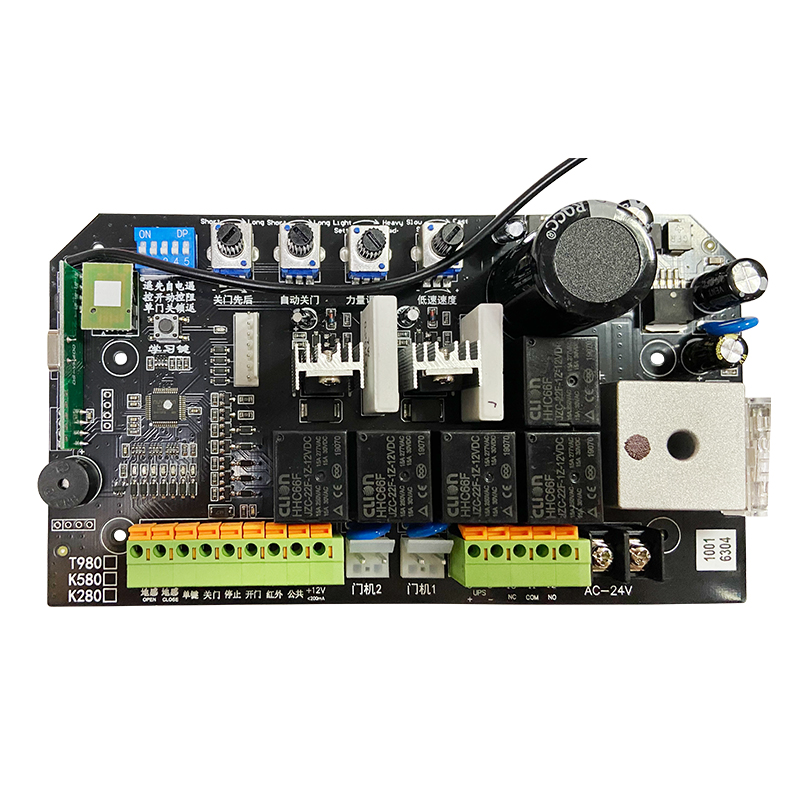 Electric gate motor control board