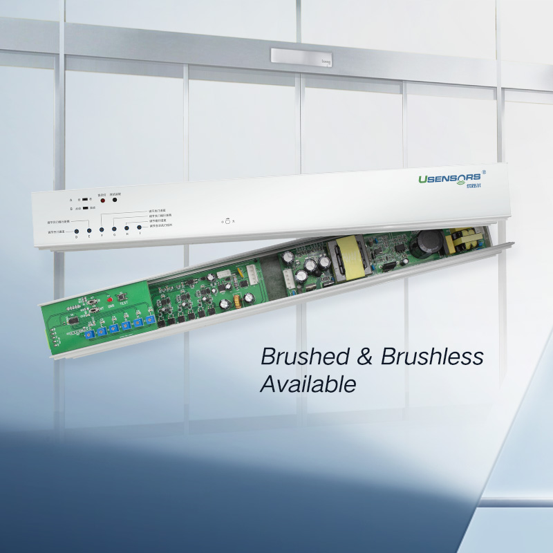 Can an automatic sliding door controller be connected to a building's central management system for remote monitoring and control?